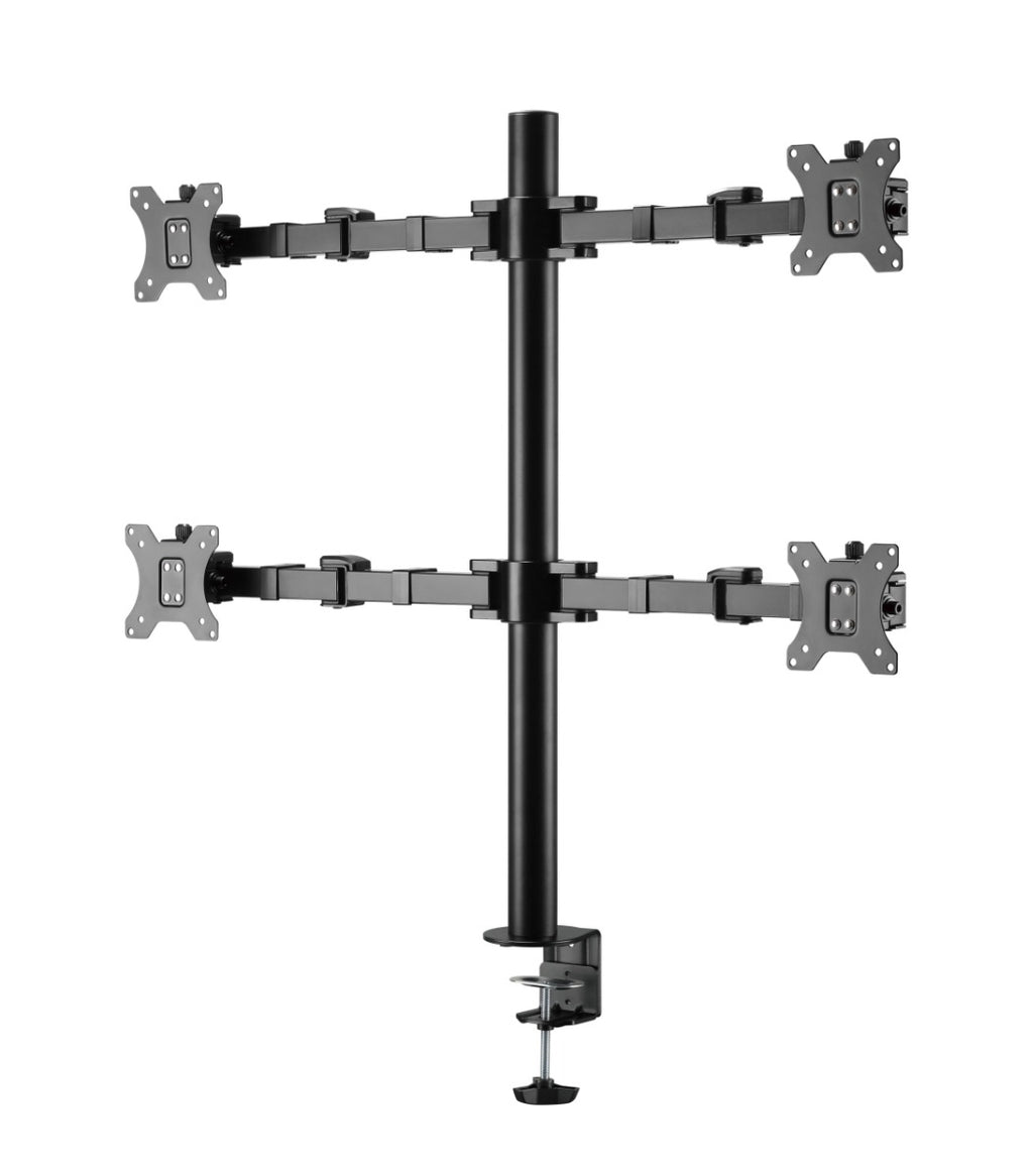  Brateck Quad Monitors Affordable Steel Articulating Monitor Arm