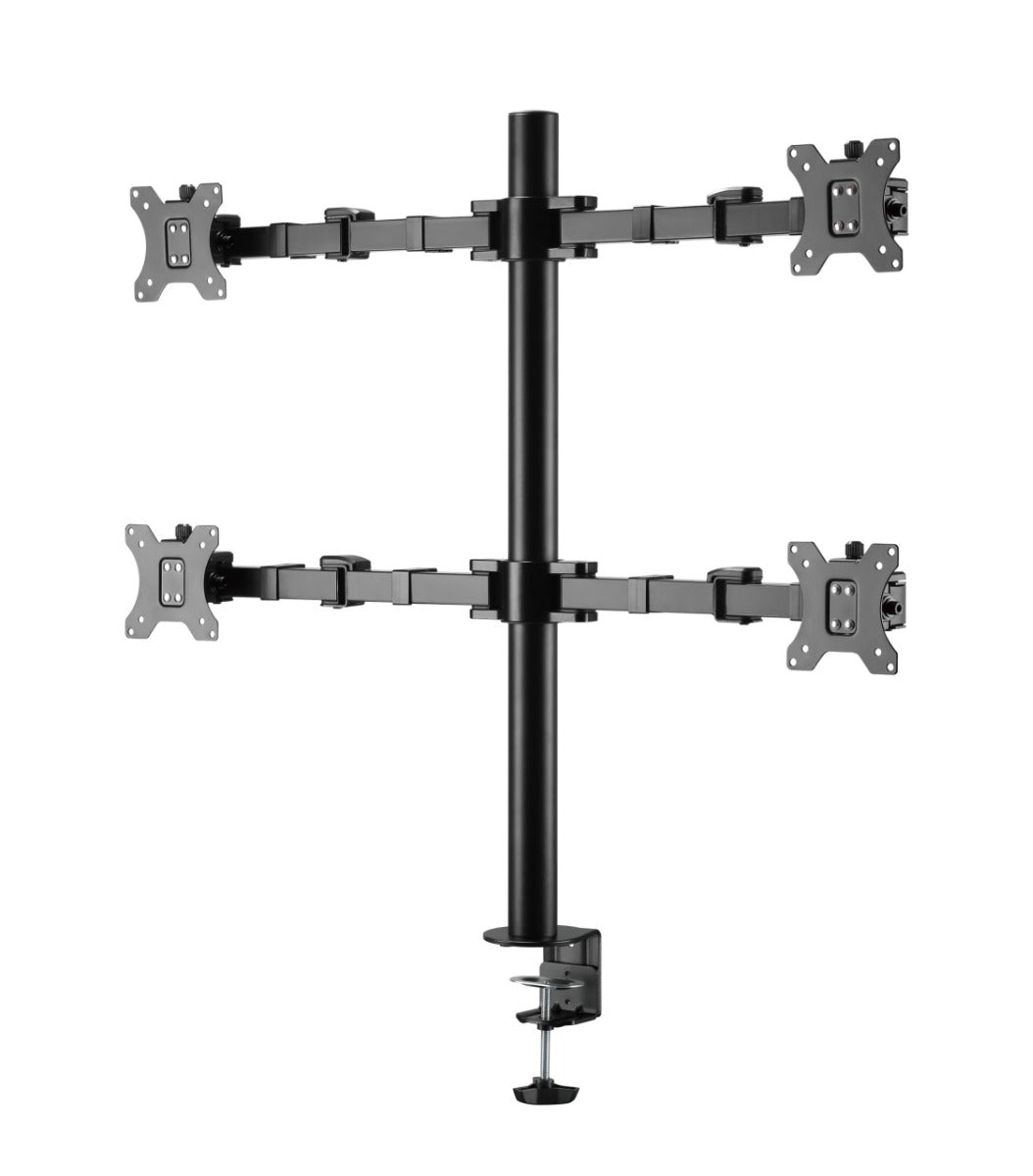  Brateck Quad Monitors Affordable Steel Articulating Monitor Arm