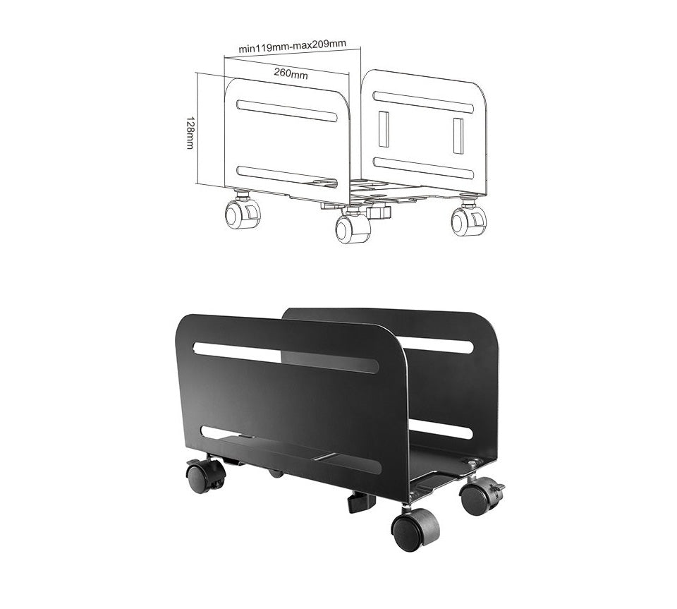 Brateck Mobile ATX Case Stand