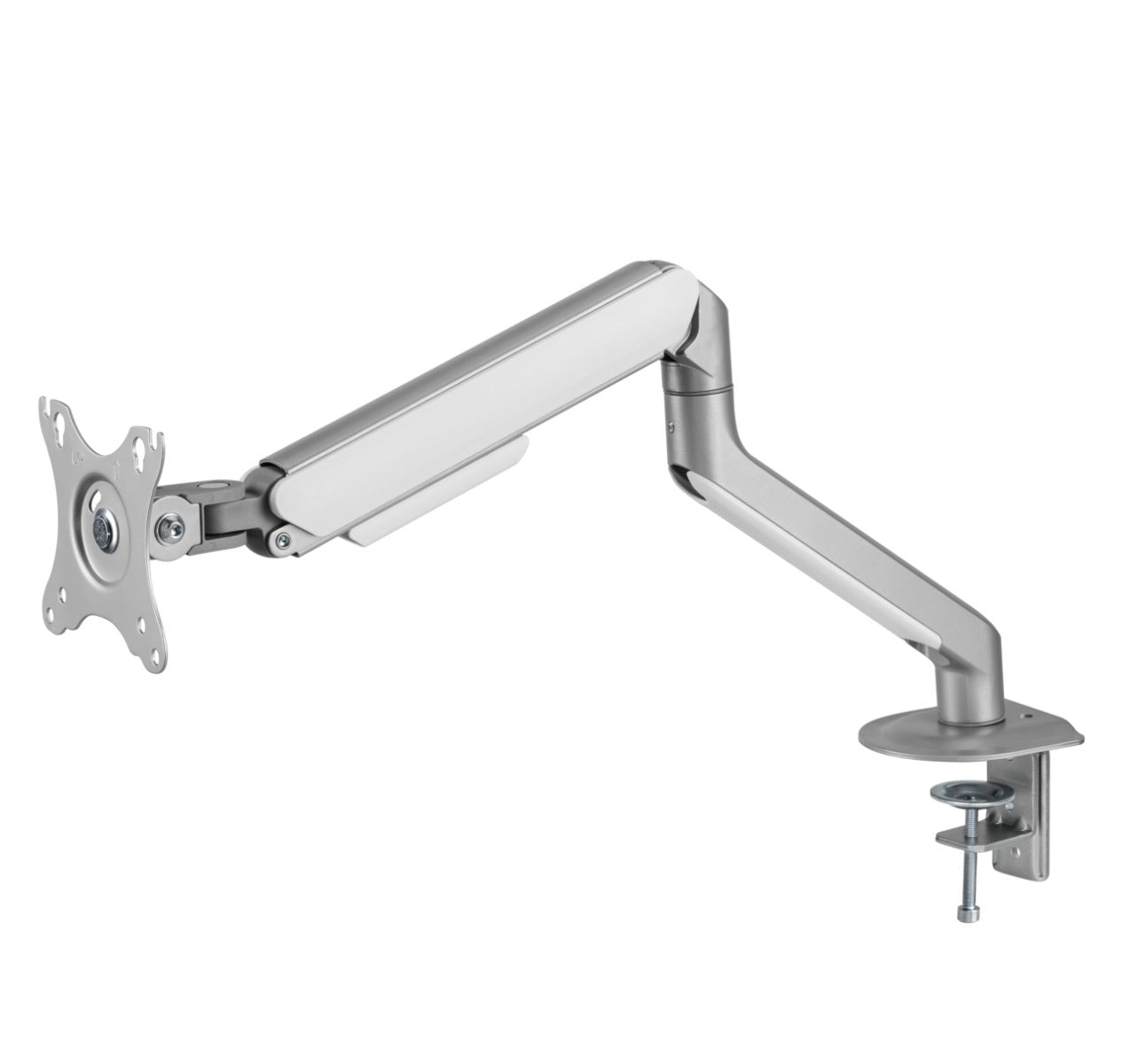 Brateck Single Monitor Economical Spring-Assisted Monitor Arm (White)