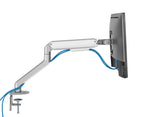 Brateck Single Monitor Economical Spring-Assisted Monitor Arm (White)