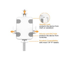 Brateck Universal Anti-Theft tablet floor stand compatible with most 7.9-11 Tablets