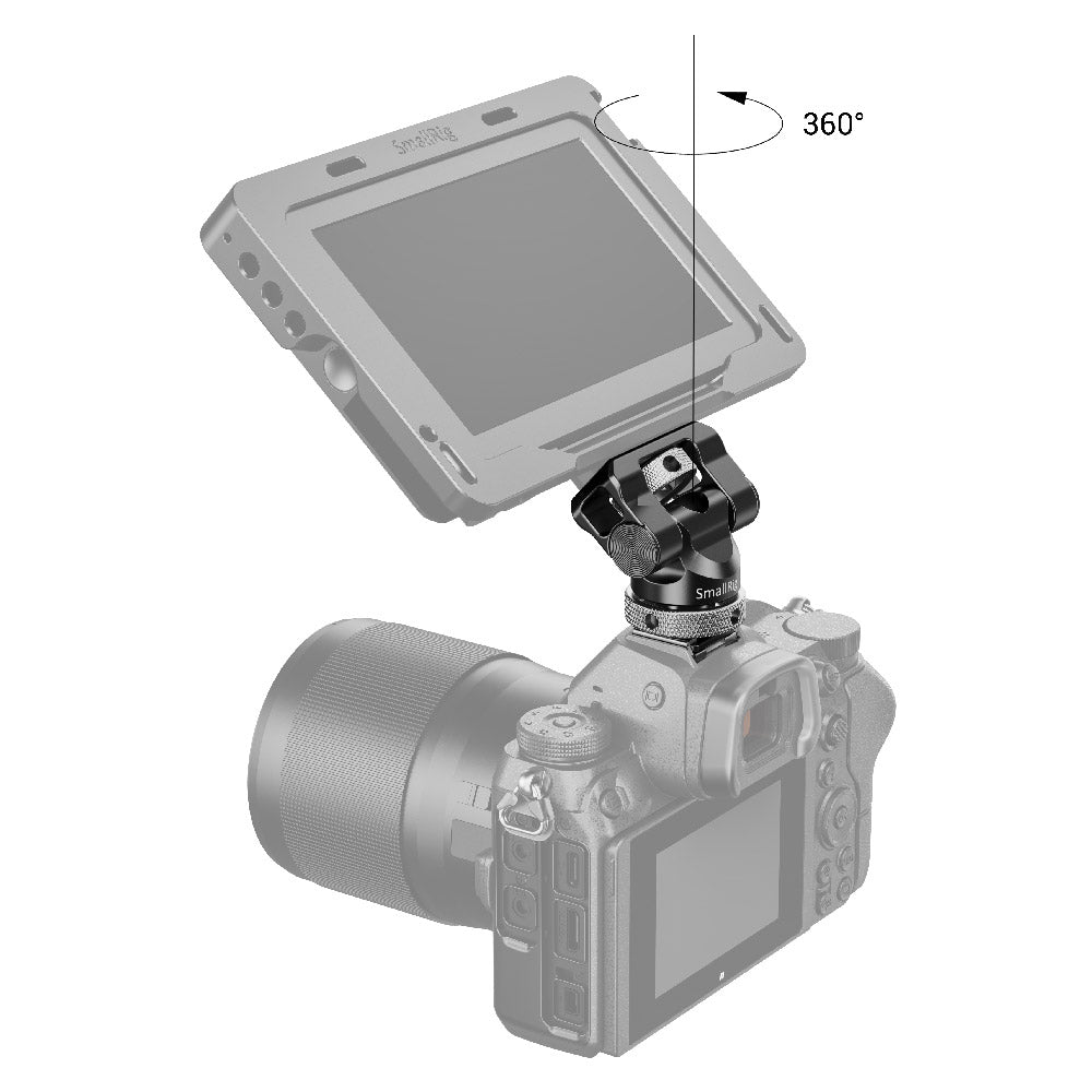 SmallRig Swivel and Tilt Monitor Mount with Cold Shoe BSE2346