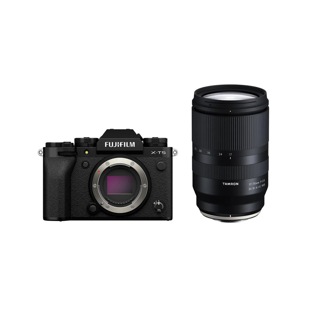 FUJIFILM X-T5 Camera w/ Tamron 17-70mm f/2.8 Lens - Black
