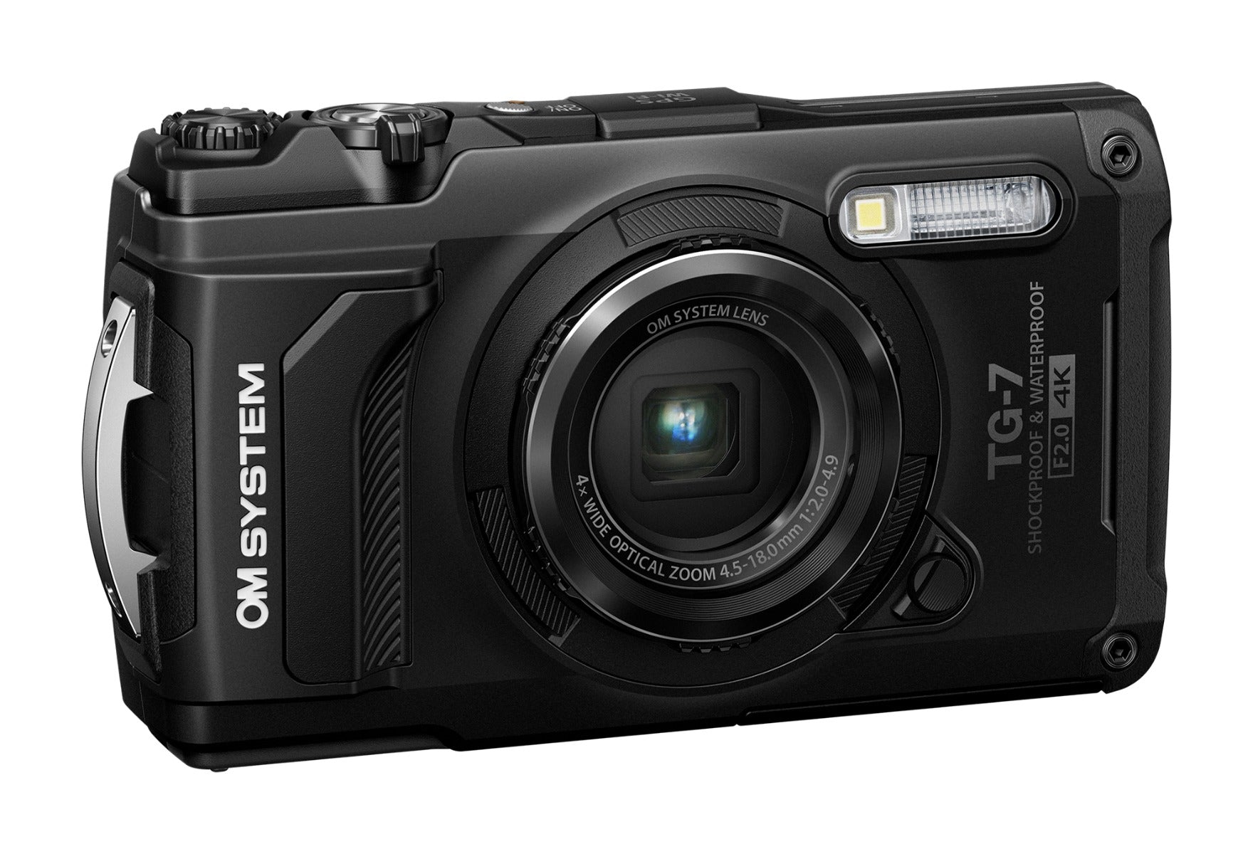 OM System Tough TG-7 Digital Camera (Black)