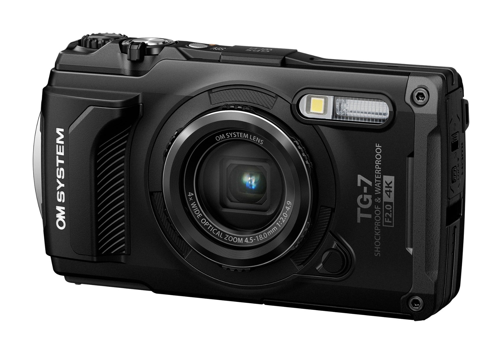 OM System Tough TG-7 Digital Camera (Black)