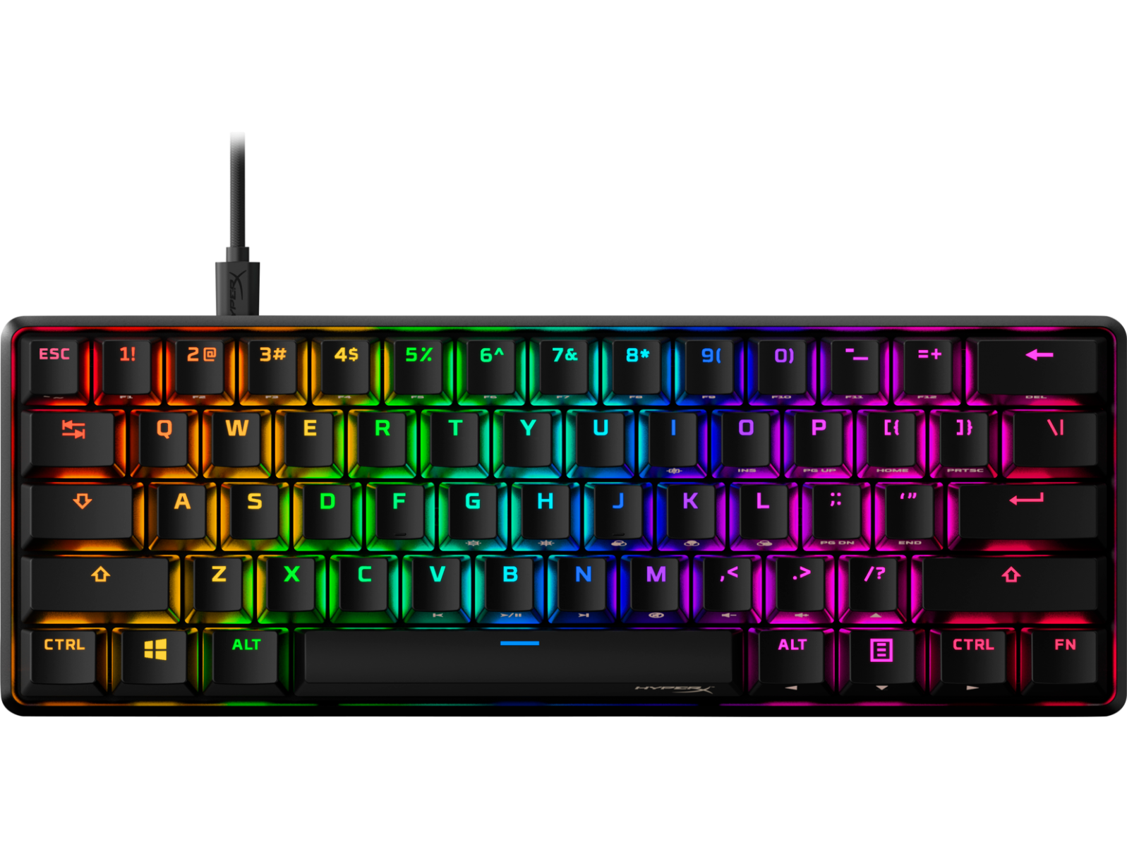 HyperX Alloy Origins 60 RGB Mechanical Gaming Keyboard - Red Switches