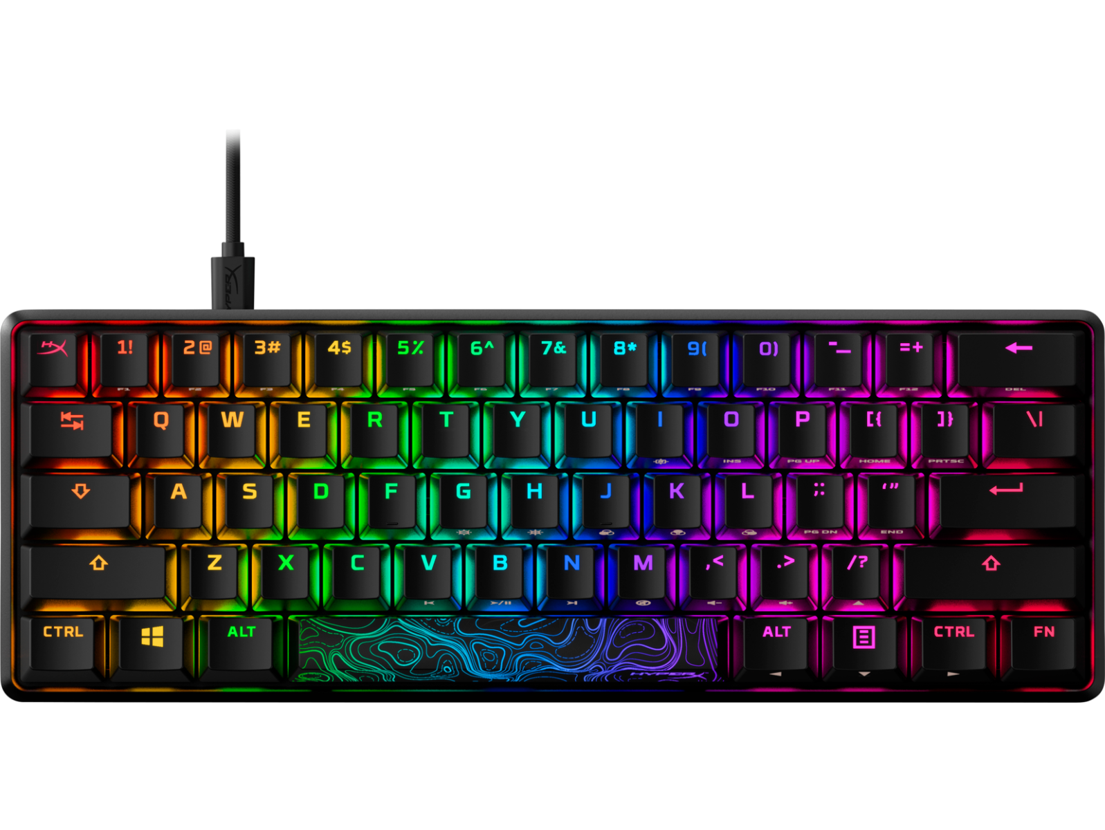 HyperX Alloy Origins 60 RGB Mechanical Gaming Keyboard - Red Switches