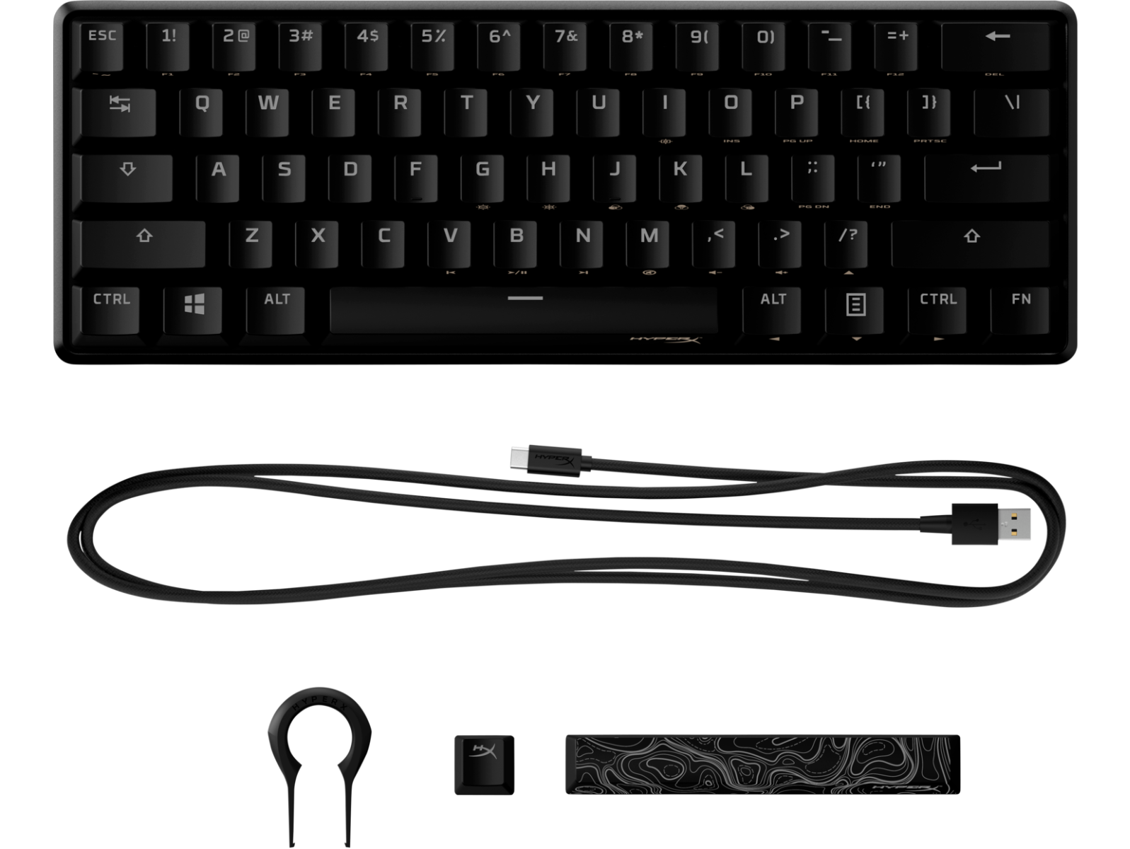 HyperX Alloy Origins 60 RGB Mechanical Gaming Keyboard - Red Switches