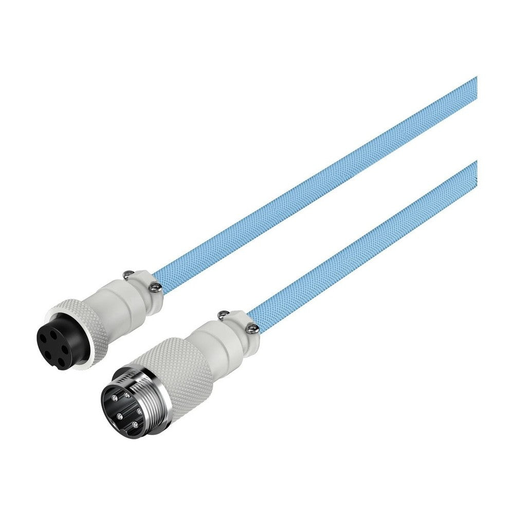 HyperX Gaming USB-C to USB Coiled Cable (Light Blue)