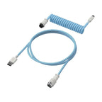 HyperX Gaming USB-C to USB Coiled Cable (Light Blue)
