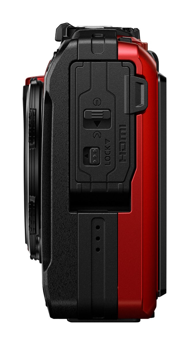 OM System Tough TG-7 Digital Camera (Red) 