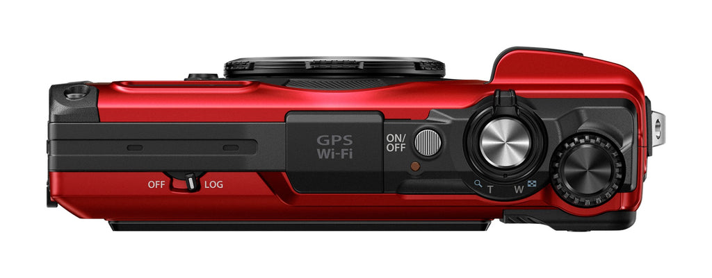 OM System Tough TG-7 Digital Camera (Red) 