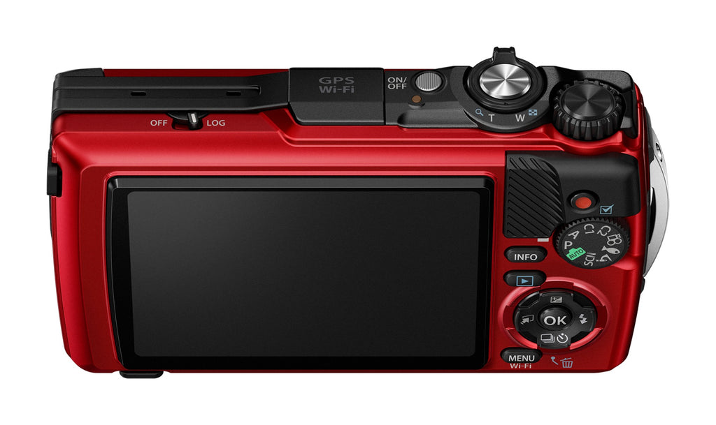 OM System Tough TG-7 Digital Camera (Red) 