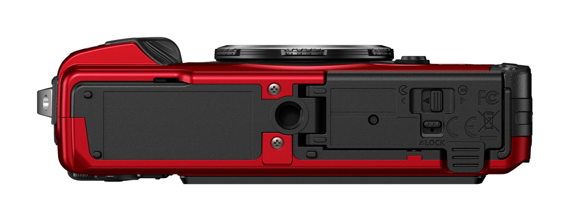 OM System Tough TG-7 Digital Camera (Red) 