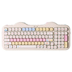 YUNZII C98 Cake Meow Wireless Keyboard (Beige) (Candy Linear Switch)