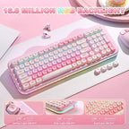 YUNZII C98 Cake Meow Wireless Keyboard (Beige) (Candy Linear Switch)