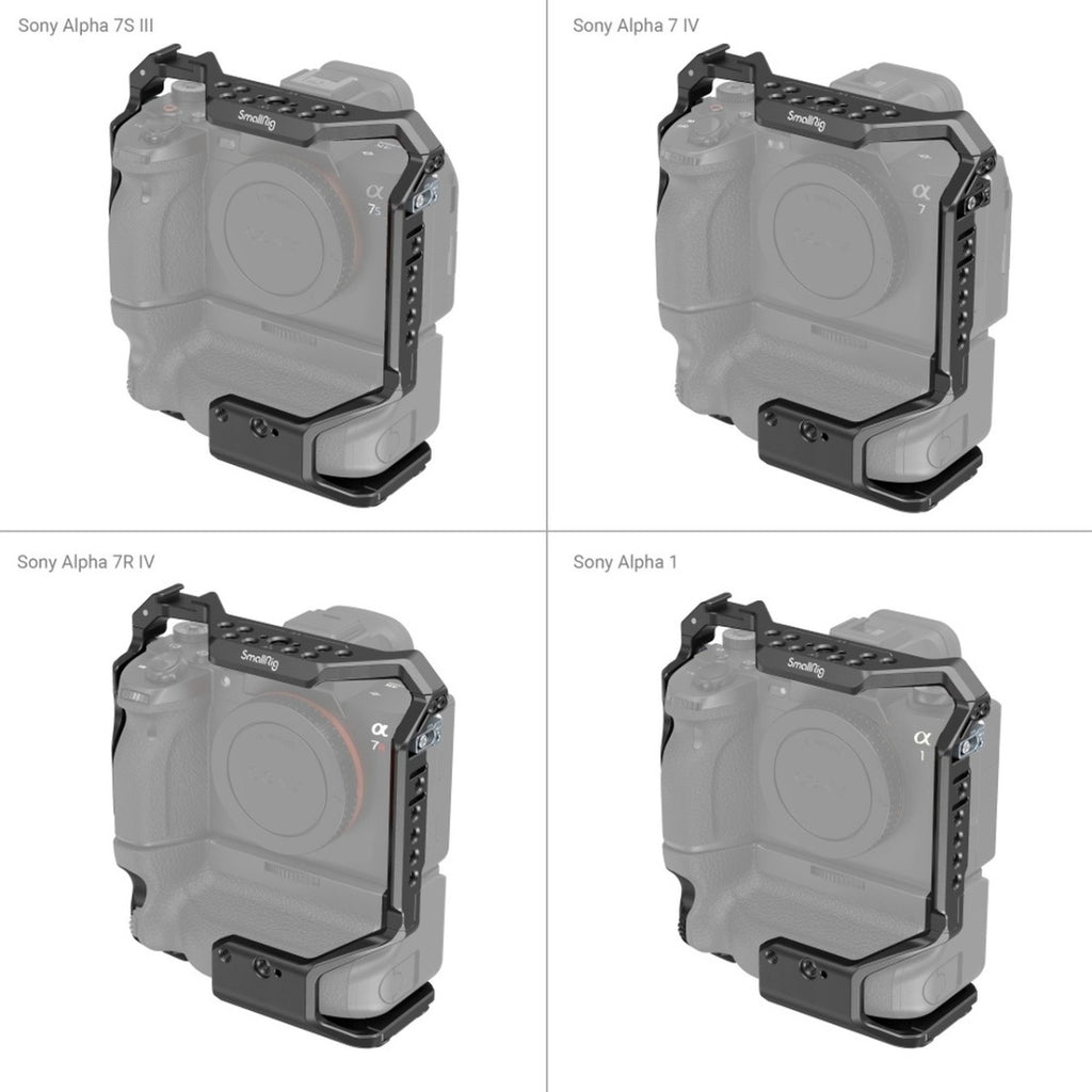 SmallRig Cage for SonyAlpha 7S III/Alpha 7 IV/Alpha 7R IV/Alpha 1 with VG-C4EM