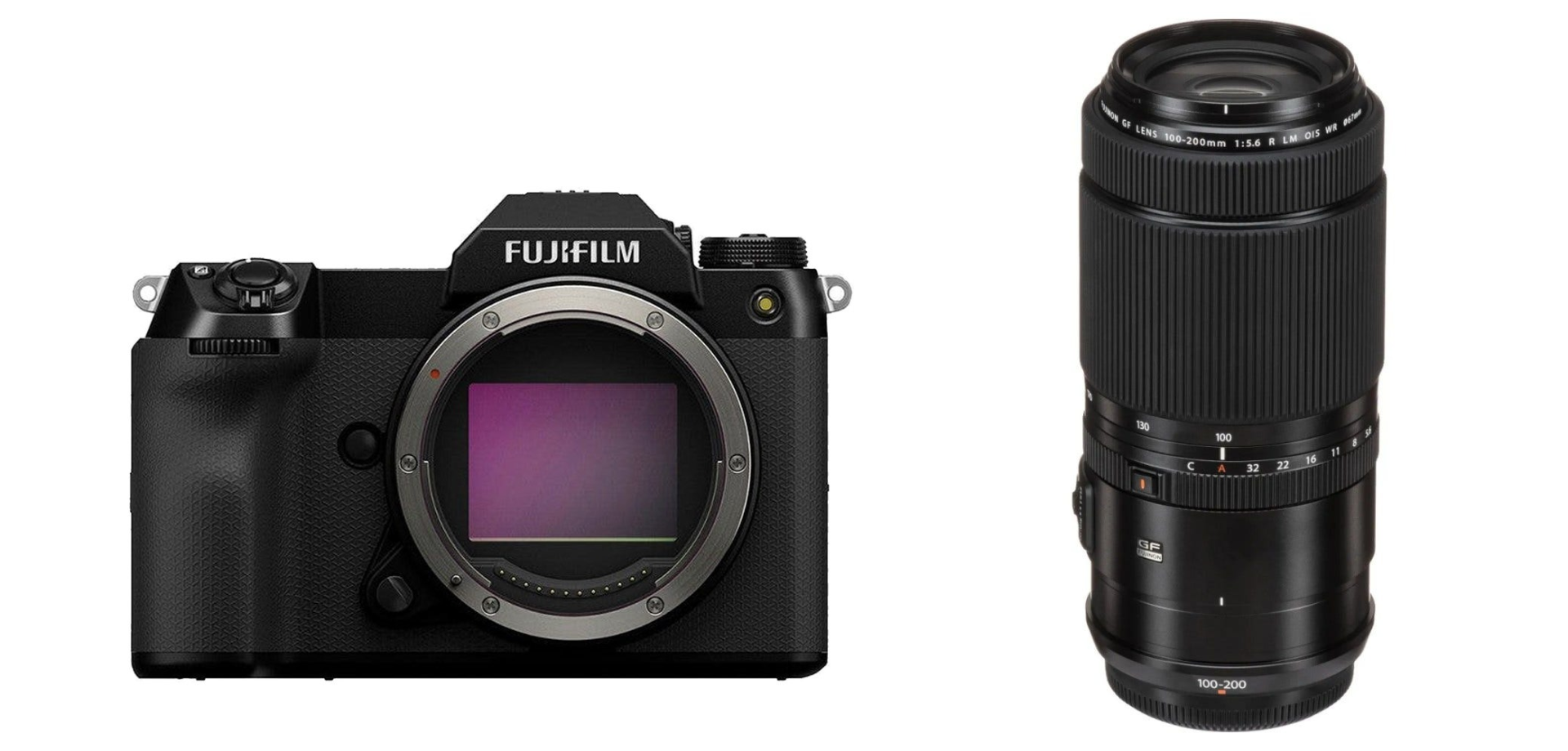 FUJIFILM GFX100S II w/ GF 100-200mm f/5.6 R LM WR Lens