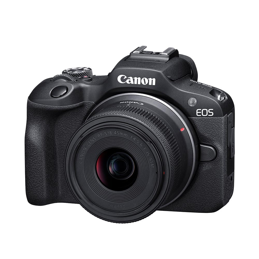 Canon EOS R100 Mirrorless Camera with RF-S 18-45mm Lens