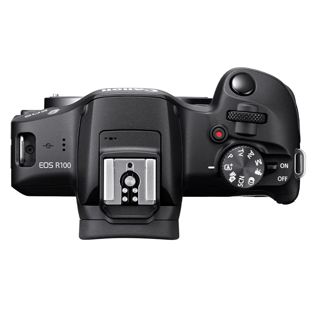 Canon EOS R100 Mirrorless Camera with RF-S 18-45mm Lens
