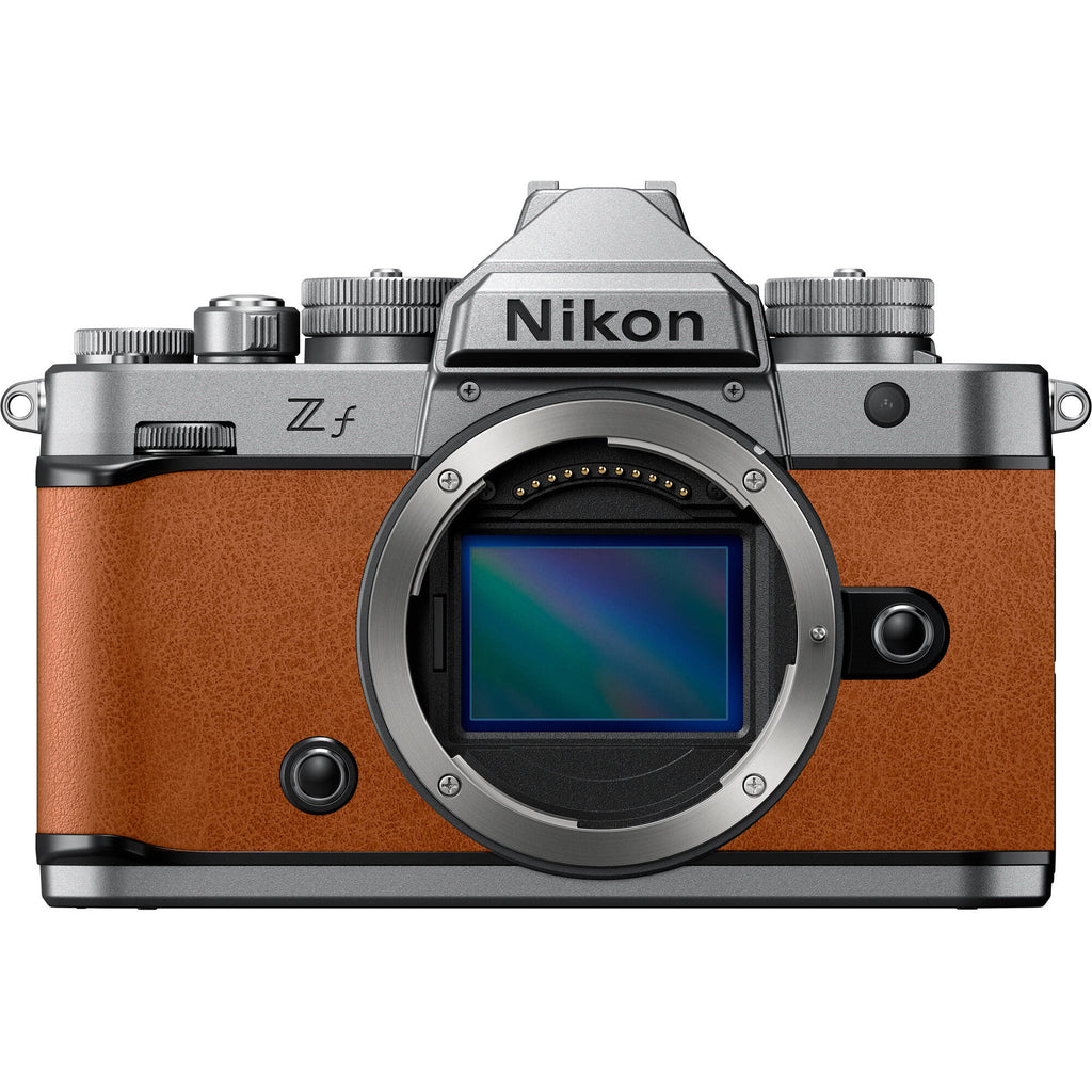Nikon Z f Body (Silver/Cognac Brown)