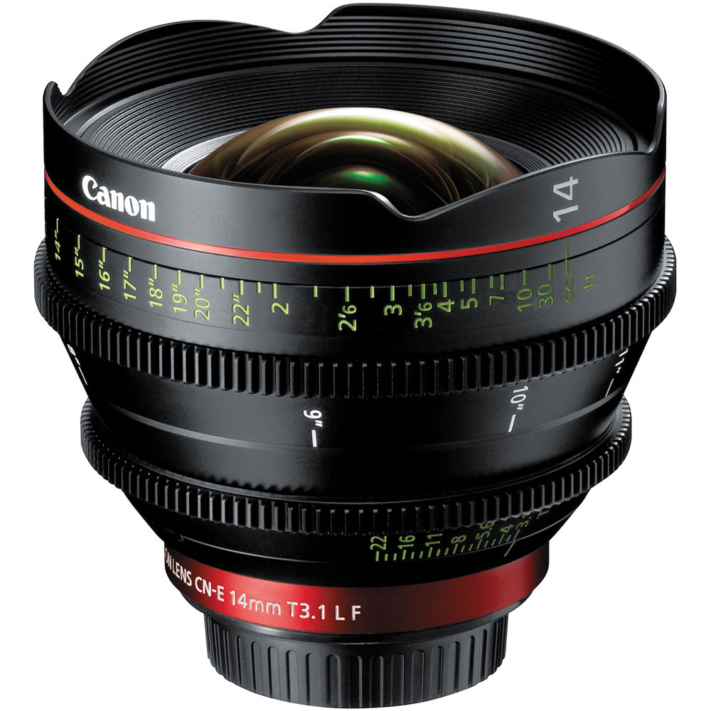 Canon CN-E 14mm T3.1 L F Cinema Lens (EF Mount)
