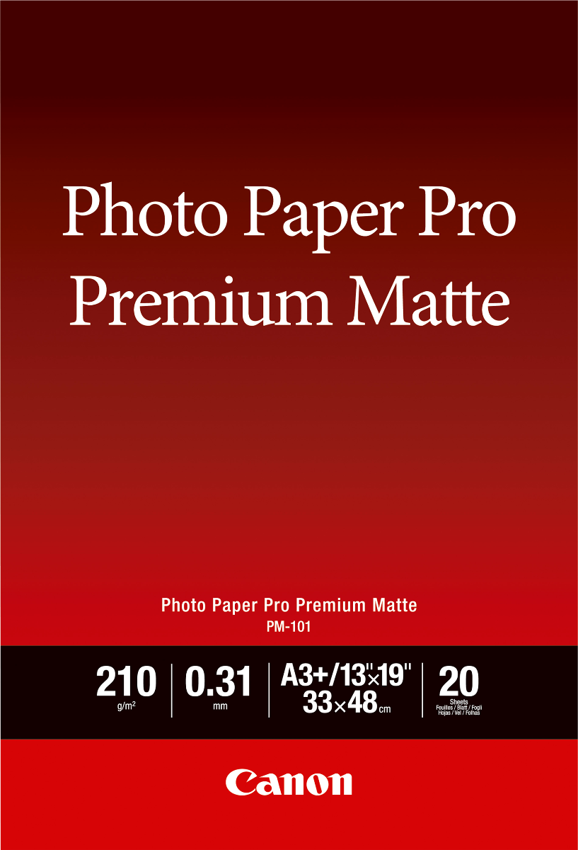 Canon PM-101 A3 + Photo Paper Pro Premium Matte (13 x 19", 20 Sheets)
