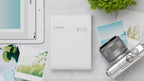 Canon Selphy Square QX10 printer - White Lifestyle Image (camera and tablet not included)