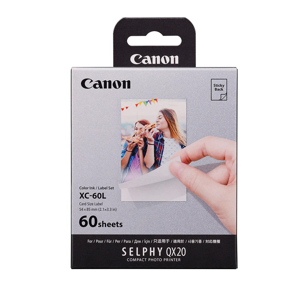 Canon XC-60L Card Size Label for QX20 - 60 Sheets