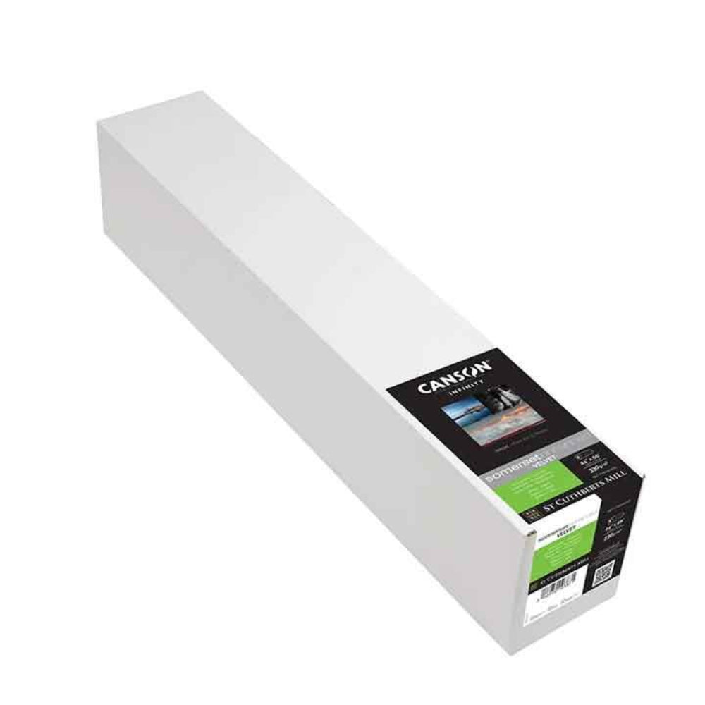 Canson Somerset Enhanced Velvet White 330GSM (610mm x 20m)