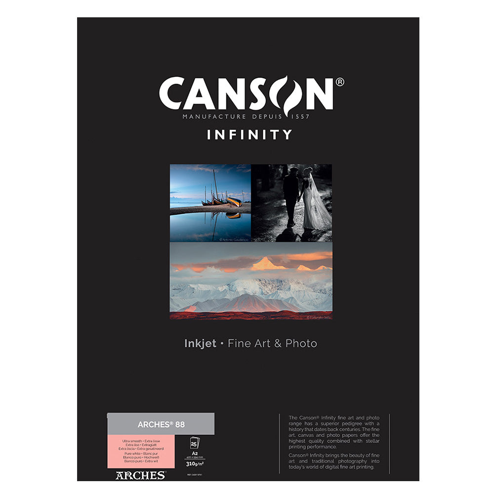 Canson Arches 88 310gsm A2 x 25 Sheets