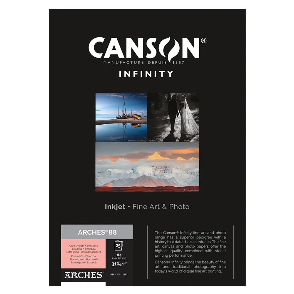 Canson Arches 88 310gsm A4 x 25 Sheets
