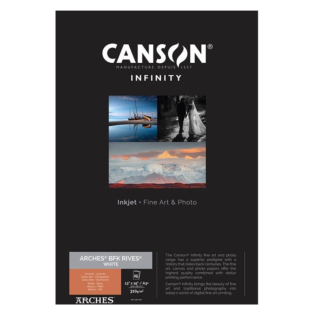 Canson Arches BFK Rives White 310gsm 432mm x 15.2m
