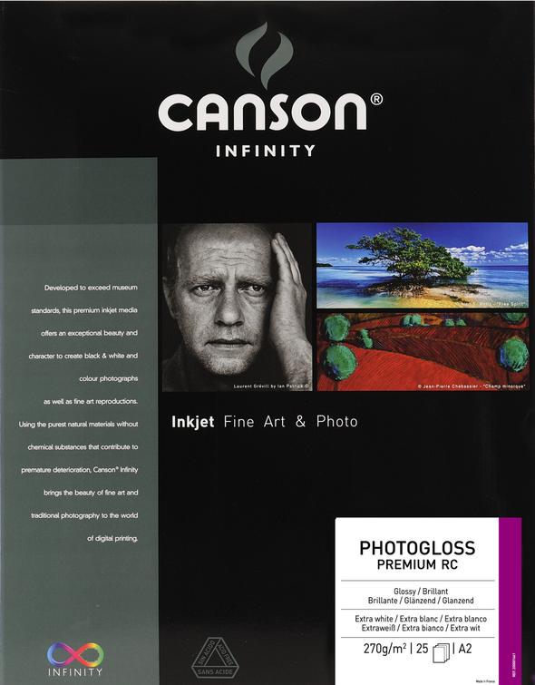 Canson PhotoGloss Premium RC 270gsm A2 x 25 Sheets