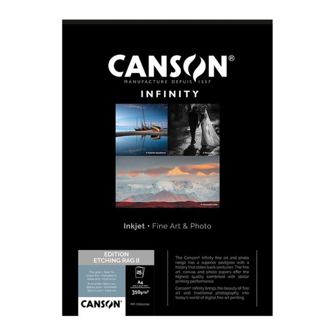 Canson Infinity Edition Etching Rag II 310GSM (914mm x 12m)