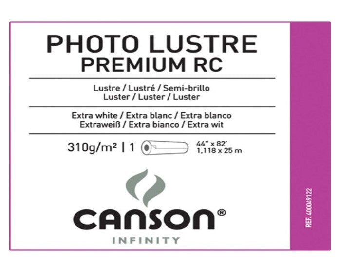 Canson Infinity Lustre Premium RC 310gsm 111.8mm x 25m