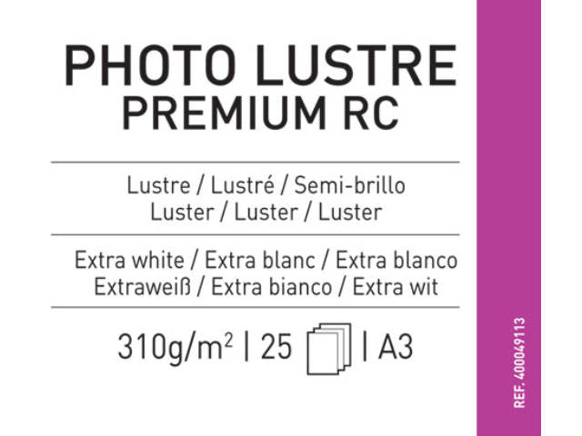 Canson Infinity Lustre Premium RC 310gsm A3 25 Sheets