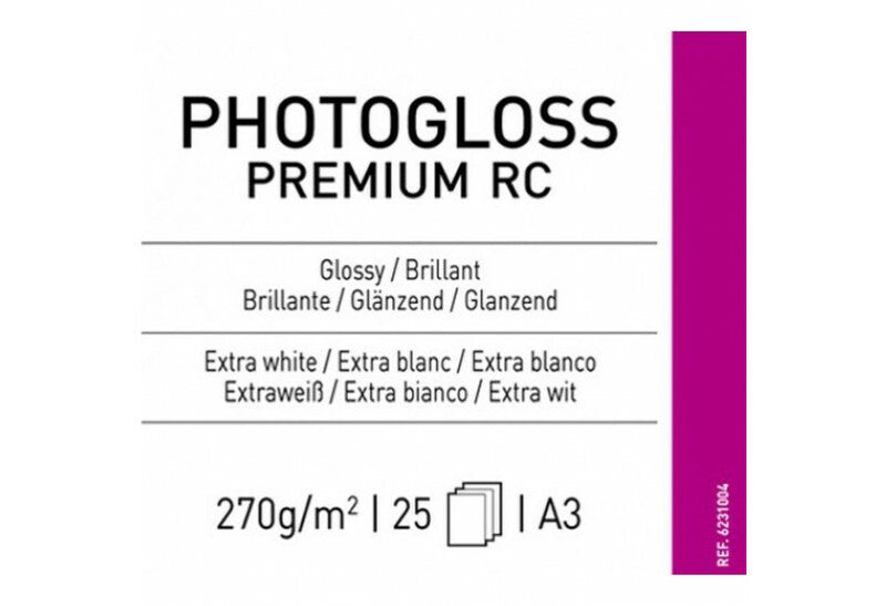Canson Infinity PhotoGloss Premium RC 270gsm A3 x 25 Sheets