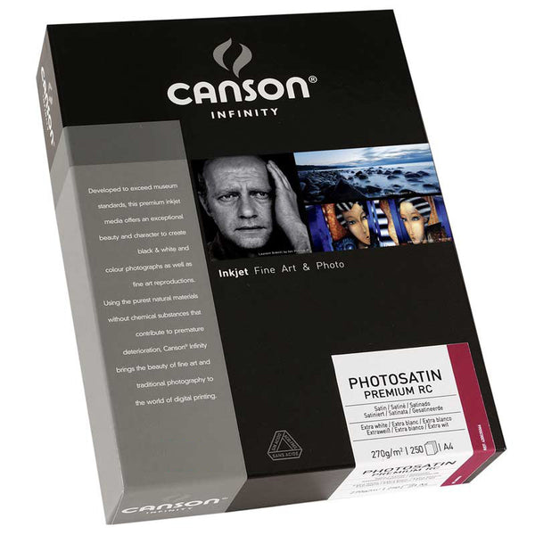 Canson Infinity PhotoSatin Premium RC 270gsm A4 x 250 Sheets