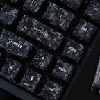 ARBITER STUDIO TENKO Carbon Fiber Textured Cherry Profile Keycap Set - 156 Keys