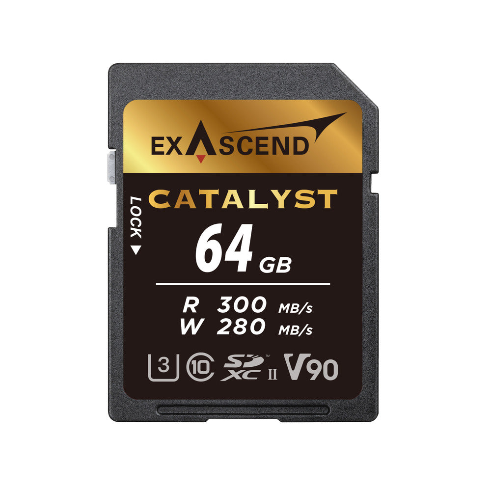 Exascend CATALYST 64GB UHS-II V90 SDXC Card