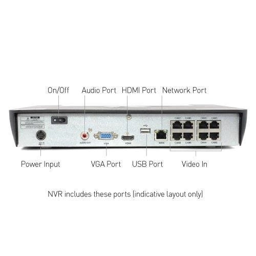Swann Master-Series 4 Camera 8 Channel 4K NVR Security System