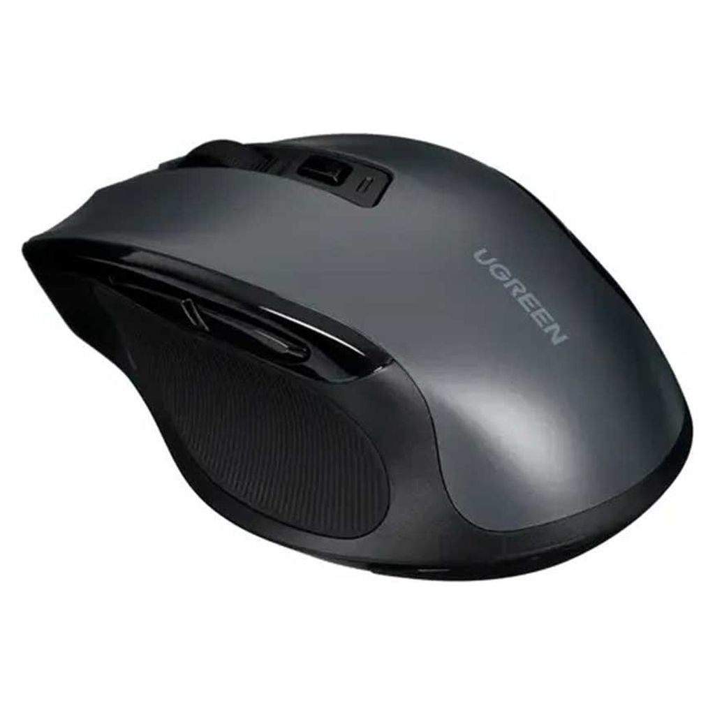 UGREEN Ergonomic Wireless Mouse Black (2.4G Wireless & Bluetooth)