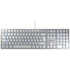 Cherry KC 6000 SLIM Wired Keyboard for Office (Silver)
