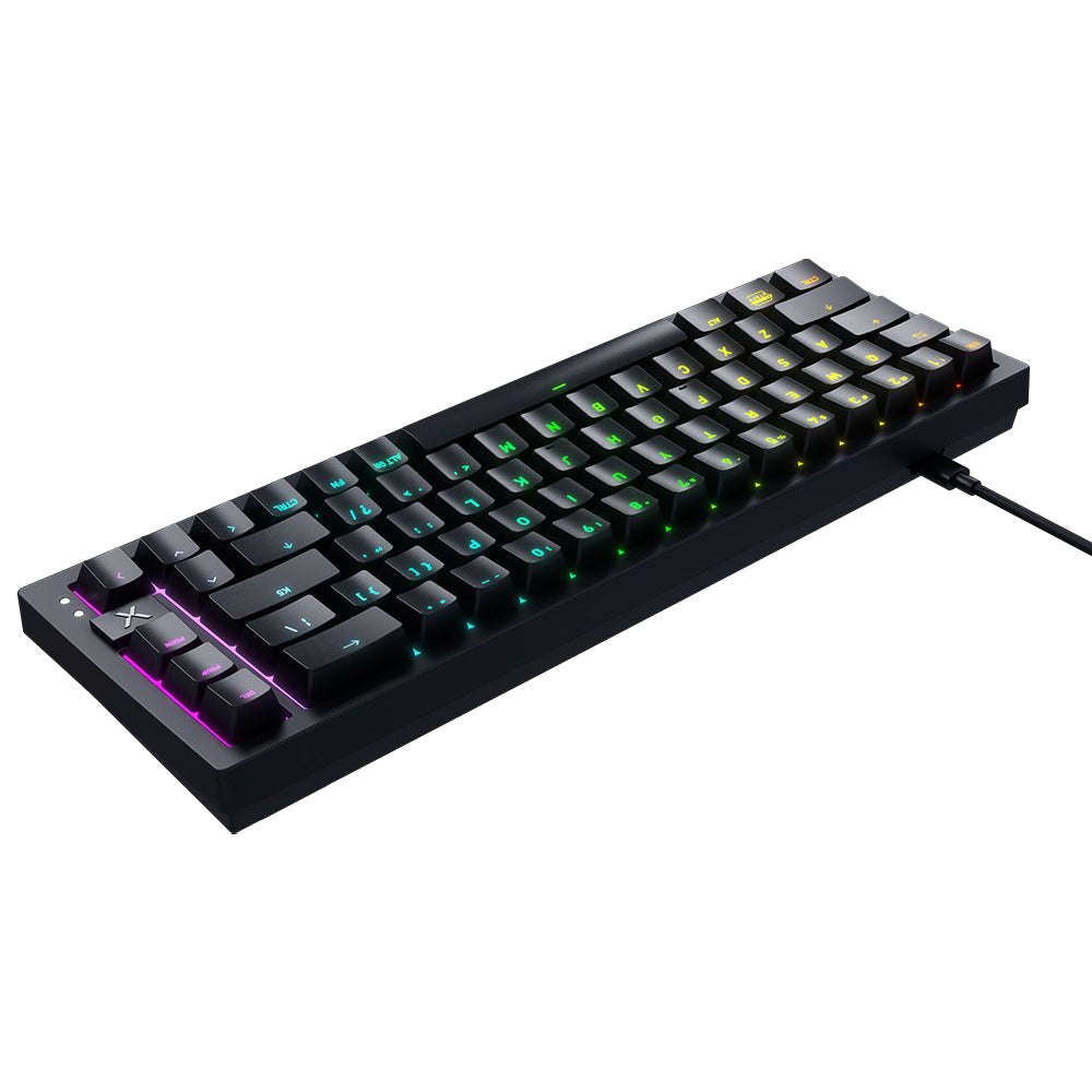 Cherry Xtrfy K5V2 Compact 65% Hot-Swappable Gaming Keyboard (Black) (MX2A Red Switch)
