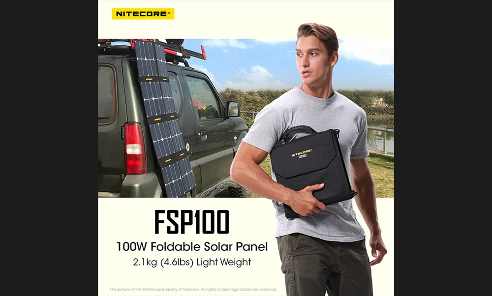 Nitecore 100W Foldable Solar Panel