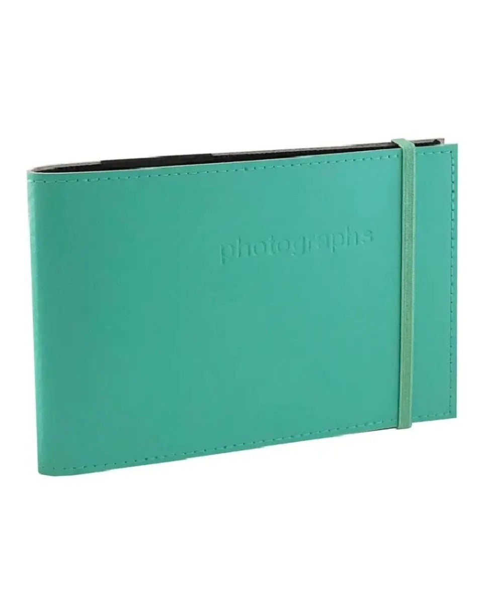 Profile Citi Leather Biscay Green 4x6 - 52 Photo Album
