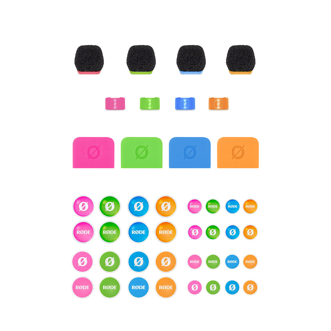 Rode COLORS 3 - Coloured Windshields for Wireless GO II and Lavalier II