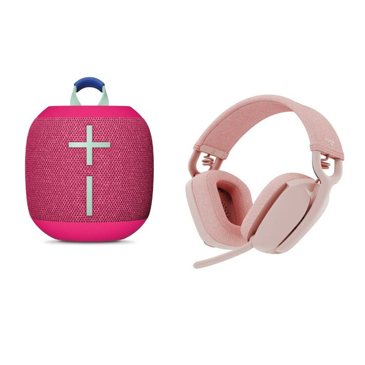 Logitech Zone Vibe 100 Wireless Headset (Rose)